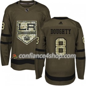 Adidas Maillot de Hockey Los Angeles Kings Drew Doughty 8 2017-2018 Camo Vert Authentic - Homme